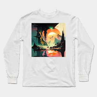 alien planet Long Sleeve T-Shirt